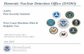 Domestic Nuclear Detection Office (DNDO) - Results Directaapa.files.cms-plus.com/SeminarPresentations/2010Seminars/10... · Domestic Nuclear Detection Office (DNDO) AAPA ... Establish