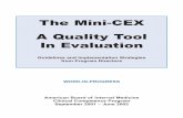 The Mini-CEX A Quality Tool In Evaluationpersonalbesthealth.com/Literature for Web/Articles/Mini-CEX... · A Quality Tool In Evaluation ... Monmouth Medical Center, New Jersey —