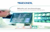 RZ MedizinTechnik dt A4 - riedel-cooling.de · Service Commercial Cooling Medical Technology Industrial cooling Medical technology Cooling systems for Computed Tomography