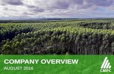 COMPANY OVERVIEW - s21.q4cdn.coms21.q4cdn.com/798526818/files/doc_presentations/2016/August-2Q16.… · local company to a global player in the ... BRL 6% Other 4% Fixed Rate 94%