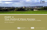 PART 4 The Oxford View Cones - Oxford City Council · PART 4 The Oxford View Cones: Views from the North Eastern Hills ... mass of rooftops with the historic high buildings rising