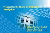 Big Data Analytics - Presentation · Proposal for the Theme on Big Data Analytics ... ta: new driver for ... management, sensor networks, statistics, and multidisciplinary