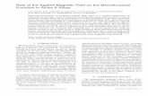 Role of the Applied Magnetic Field on the Microstructural ... · Role of the Applied Magnetic Field on the Microstructural Evolution in ... 1 rods along the ... plied by Arnold Magnetic