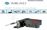 Full Line Catalog - MEAD-USAmead-usa.com/products/media/mead2015.pdf · 1# Reference Index Accessories Production Devices Specialty Valves Cylinders Control Valves Reference Foot