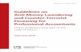 Guidelines on Anti-Money Laundering and Counter … · code of ethics for professional accountants 205 coe (revised february 2018) part f – guidelines on anti-money laundering and