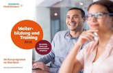 Weiter- bildung und Training 2018 · siemens.de/healthineers Ihr Kursprogramm im Überblick Weiter-bildung und Training 2018 Für MTRA, Ärzte und Systemadmini-stratoren