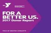FOR A BETTER US. - ymcacharlotte.org Ima… · Tammy and Kelvin Anderson Rhonda Anderson Gary Angel Randy Angel Daniela and Joe Angelon Anonymous ... Jessica and Vince …