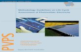 Methodology Guidelines on Life Cycle Assessment of ... · IEA-PVPS-TASK 12 Methodology Guidelines on Life Cycle Assessment of Photovoltaic Electricity INTERNATIONAL ENERGY AGENCY