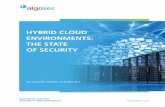 HYBRID CLOUD ENVIRONMENTS: THE STATE OF SECURITY … · hybrid cloud environments: the state of security algosec survey autumn ... oracle cloud, and 7.3% use ... hybrid cloud environments: