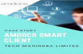 Case Study-AMDOCS Tech MAhindra · Amdocs Smart Client Training Delivery To Client Tech Mahindra Client: Tech Mahindra Limited Industry: Information technology, network technology