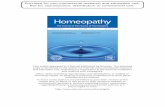 Author's personal copy - PaoloBellavite14 · subject in the domain of nanomedicine and is providing greater ... High dilutions; Homeopathic potencies; Hormesis; Nanopharmacology;