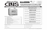 HIGH EFFICIENCY FIRE TUBE CONDENSING GAS BOILER · HIGH EFFICIENCY FIRE TUBE CONDENSING GAS BOILER ©Slant/Fin Corp. 2017 • 917 • PUBLICATION CHS-40 Heating Contractor Address