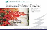 Landscape Ecological Plan for State-owned Forests in … · Landscape Ecological Plan for State-owned Forests in Valtimo ... bracket fungi were ... The utilisation of the state-owned