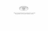 constitution of south sudan · the transitional constitution of the republic of south sudan, 2011 arrangement of parts, chapters and articles article page preamble 1 part one