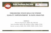 Enhancing Your Skills in Quality Improvement and Data ...wcm/... · ENHANCING YOUR SKILLS IN STROKE ... NHC PI Methodology Example: DMAIC Phase Outcome Define-Problem Defined ...