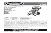 PREMIUM PRESSURE WASHER INSTRUCTION MANUAL · If your pressure washer is not working properly or ... Do not operate this unit until you read this instruction manual ... If the product