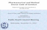 Pharmaceutical and Medical Device Code of Conductma-publichealth.typepad.com/files/2012-11-21-pharma-and-dcp-waive… · 21/11/2012 · Pharmaceutical and Medical Device Code of Conduct.