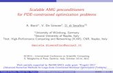 Scalable AMG preconditioners for PDE-constrained ...bugs.unica.it/SC2011/slides/slides/diserafino.pdf · Scalable AMG preconditioners for PDE-constrained optimization problems A.