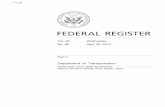 Department of Transportation - fmcsa.dot.gov · Background and Response to Comments ... hazmat routes, you may access the ... Department of Transportation) and one