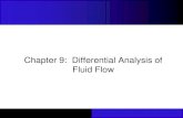 Chapter 9: Differential Analysis of Fluid Flow - DICCA · Fondamenti di Meccanica dei Continui 2 Chapter 9: Differential Analysis Objectives 1. Understand how the differential equations