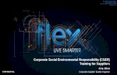 Corporate Social Environmental Responsibility (CSER) · collab8. Title: CSER Training for Suppliers Document Owner: Ana Silva Document Number: FMS-QMS-4-030-00. RBA Requirements.