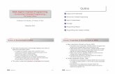 Outline - Accueilboissier/enseignement/maop14/courses/eop-4pp.pdf · Multi-Agent Oriented Programming ... (concurrent actions) ... constraints imposed by the domain at hand or laws