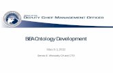 BEA Ontology Development - ONTOLOG - collaborative …ontolog.cim3.net/file/work/OntologySummit2012/2012-03-01_Ontology... · BEA Ontology Development ... Virtual Interactive Processing