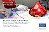 Research It’s in our blood - Baylor College of Medicine · Research... It’s in our blood. 2 ... Cardiothoracic Transplantation & Circulatory Support, Congenital Heart Surgery,