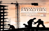 PREVENTING FATALITIES - Master Builders' Association · Prevention (CDC)/National Institute for Occupational Safety and Health (NIOSH) in fatal injury rate ... Preventing Fatalities