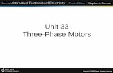 Unit 33 Three-Phase Motors - Foundationokanagancollegefou .Unit 33 Three-Phase Motors Objectives: