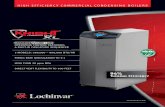 HIGH EFFICIENCY COMMERCIAL CONDENSING BOILERS · high efficiency commercial condensing boilers operating control featuring a built-in cascading sequencer 5 models: 399,000 – 800,000