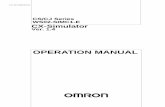 OPERATION MANUAL - gongkongdownload.gongkong.com/file/2006/3/21/CX.pdf · CS/CJ Series WS02-SIMC1-E CX-Simulator Ver. 1.4 Operation Manual Revised November 2003