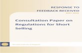 Consultation Paper on Regulations for Short Selling/media/MAS/News and Publications/Consultation... · Consultation Paper on Regulations for ... given the introduction of short position