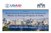 Waste to Energy -Session 02 - Welcome to Bombay … · Sugar Mills Sugar bagasse Combustion and Gasification/Co- ... Projects based on waste-to-energy conversion technologies, namely,
