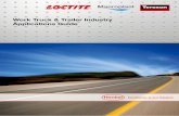 Work Truck & Trailer Industry Applications Guide - Loctite · Work Truck & Trailer Industry ... Henkel takes pride in simplifying customers’ ... Wash Off Resistant Product Description