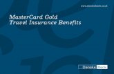 MasterCard Gold Travel Insurance Benefits - Danske Bank · MasterCard Gold Travel Insurance Benefits. Travel Insurance Benefits ... Northern Bank Limited trading as Danske