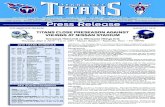 FOR IMMEDIATE RELEASE AUGUST 31, 2015 TITANS …prod.static.titans.clubs.nfl.com/assets/docs/mediaguide/2015-09-03... · FOR IMMEDIATE RELEASE AUGUST 31, 2015. NASHVILLE — The Tennessee