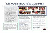 LS WEEKLY BULLETIN - Shanghai Community … · starting at 8:15am in the Black ... at 9:15am in room 210. LS WEEKLY BULLETIN Weekly Bulletin 23 February 14, 2018 On Tuesday ... Chinese