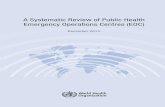 A Systematic Review of Public Health Emergency Operations ...apps.who.int/iris/bitstream/10665/99043/1/WHO_HSE... · 1 Systematic review of public health emergency operations centres