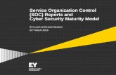 Service Organization Control (SOC) Reports and Cyber … Reports... · Service Organization Control (SOC) Reports and Cyber Security Maturity Model IIA Lunch and Learn Session 23rd