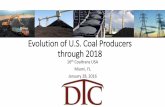 Evolution of U.S. Coal Producers through 2018blackacrellc.com/Docs/Evolution_US_Coal_Producers_Through_2018… · Evolution of U.S. Coal Producers through 2018 16th Coaltrans USA