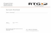scrum portlet user manual 1.0 - RTG Portale€¦ · RTG Portale UG Expertise. Software. Solutions. Page 2 2. Introduction This portlet is addressed to Scrum teams that are looking