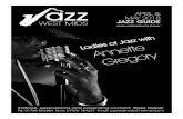 azz · JAZZ GUIDE adies of Jazz with y ... GIPSY JAZZ, ANY SIZE FOR ANY OCCASION VISIT millenniumjazz.com ... Book a Band Sophisticated Latin trio