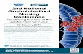 2nd National Gastrointestinal Nursing Conference€¦ · National Gastrointestinal Nursing Conference 30th January 2015 | America Square Conference Centre, London Organised by designed