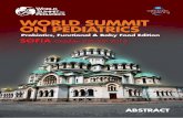 WORLD SUMMIT ON PEDIATRICS - wsp-congress.com · WORLD SUMMIT ON PEDIATRICS ... altered sensorium‐5 ... . 1 patient died posttransplant due to hepatic artery thrombosis and 1 patient