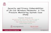 Security and Privacy Vulnerabilities of In-Car Wireless …cse.sc.edu/~wyxu/papers/TPMSUsenix.pdf · Tire Pressure Monitoring System (TPMS) • What is TPMS? – Monitors tire-pressure