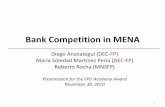 Bank Competition in MENA - World Bank Blogsblogs.worldbank.org/files/allaboutfinance/Bank Competition in MENA... · • This study analyzes bank competition in MENA using non- ...