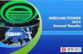 WEICHAI POWER 2014 Annual Resultsen.weichaipower.com/investor_relations/presentation/201612/P... · This document has been prepared by Weichai Power Company Limited (hereinafter as