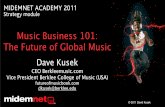 Music Business 101: The Future of Global Music - .Music Business 101: The Future of Global Music