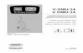 V-SMU-14 / V-DMU-14 Operator and Parts Manual - Tennant Co · Operator and Parts Manual ... 1068027 – V-DMU-14 ... in order to obtain the full performance and satisfaction it can